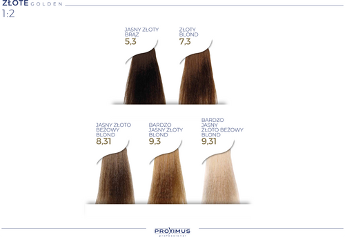 PROXIMUS Farba do włosów SUPREME COLOR NANOTECHNOLOGY - 7,44 na Arena.pl