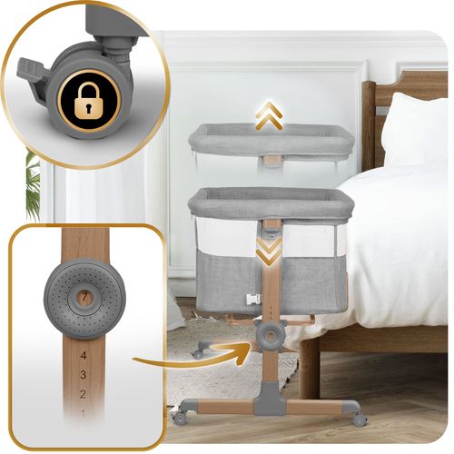 Łóżeczko dziecięce składane turystyczne dostawka Nukido NK-243 na Arena.pl