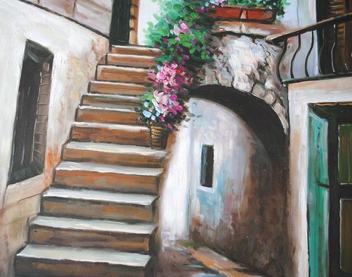 Uliczka (50x60cm) na Arena.pl