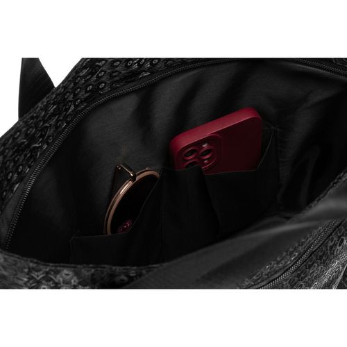 torba materiałowa shopper w czarnym kolorze - rovicky na Arena.pl