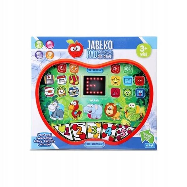 Pad edukacyjny dla dzieci jabłko E-Edu zdjęcie 3