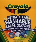 Duże zmywalne kredki dla dzieci do malowania rysowania - Crayola 8 kolorów