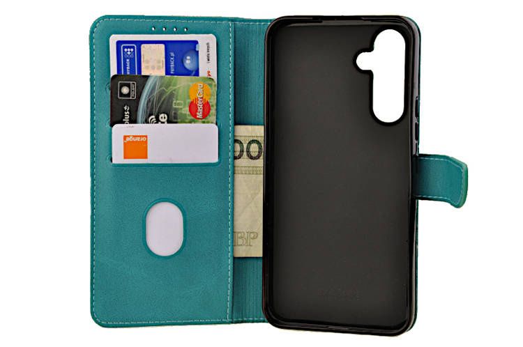 Etui portfel Wallet do Samsung Galaxy A54 5G zielony zdjęcie 3