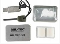 Krzesiwo survivalowe w zestawie z rozpałką i paliwem Mil-Tec