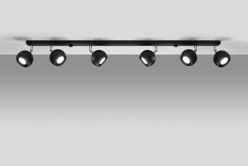 Spot LAMPA sufitowa SL.0448 reflektorowa OPRAWA listwa kule balls czarne na Arena.pl