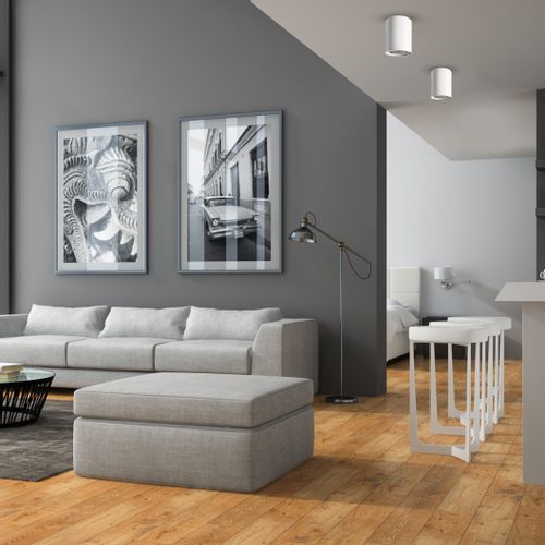 Nowoczesna LAMPA sufitowa BIMA ML7010 Milagro okrągły downlight do sypialni biały na Arena.pl