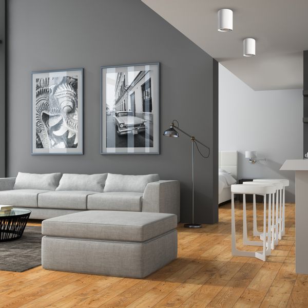 Nowoczesna LAMPA sufitowa BIMA ML7010 Milagro okrągły downlight do sypialni biały zdjęcie 4