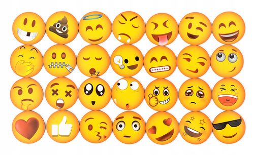 ZESTAW MAGNESÓW - EMOTKI na Arena.pl