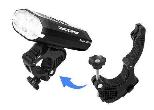 LAMPKA ROWEROWA MOCNE ŚWIATŁO LED przód tył latarka AKUMULATOR USB-C ROWER na Arena.pl