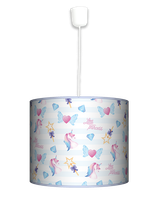 Lampa wisząca duża - Świat Księżniczki (niebieska)