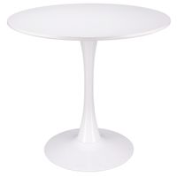 nowoczesny biały okrągły stół do salonu jadalni kuchni