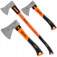 2X Zestaw Siekier 3 szt. NEO TOOLS Siekiera Rozłupująca Toporek Ciesielska