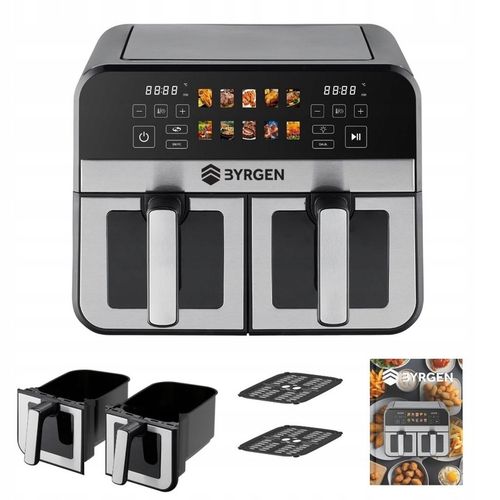 Air Fryer dwukomorowy 9L frytkownica beztłuszczowa dual 2400W suszarka na Arena.pl