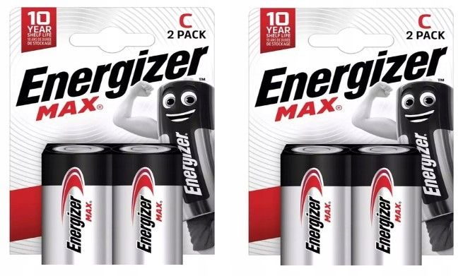 4x ENERGIZER MAX LR14 C Bateria Alkaliczna zdjęcie 1