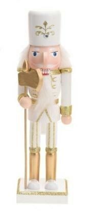 Dziadek do orzechów William 1 25cm biały na Arena.pl