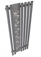 GRZEJNIK DEKORACYJNY -FLOWER 1800/600 ANTRACYT