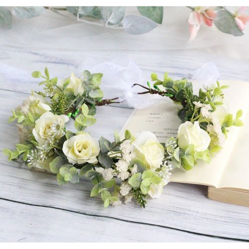 Wianek opaska wianuszek kwiaty  BOHO W96 na Arena.pl