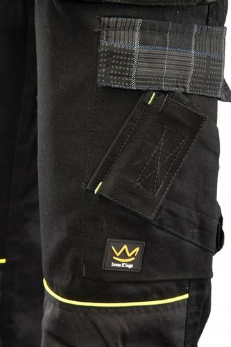 Spodnie robocze monterskie z kieszeniami Stretch Cordura elastan r 28 na Arena.pl