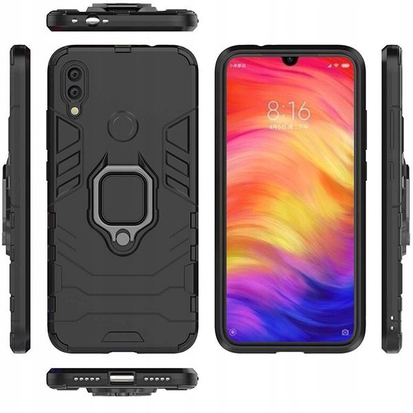 Spacecase X-Ring Redmi Note 7 Czarny zdjęcie 5