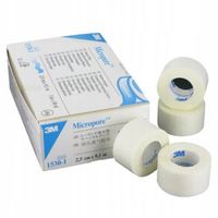 PLASTER PRZYLEPIEC MICROPORE 3M 2,5x9,1 12 sztuk