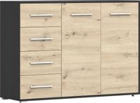 Komoda FRIDA 01 135 duża pojemna szuflady półki stylowa CZA PRODUCENT