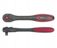 YATO GRZECHOTKA POWLEKANA PROSTA 257mm 1/2'' 72T DO NASADEK
