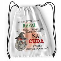 Plecak Dla Rafała Sportowy Szkolny Worek Torba Z Nadrukiem Ze Zdjęciem