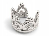 Srebrna nausznica korona diadem srebro 925 zacisk