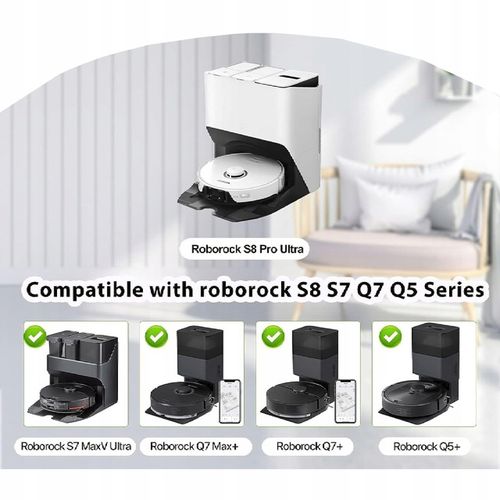 12x WORKI DO ROBOROCK S7 MAX ULTRA S8 MAXV ULTRA / Q5 PRO Q7 Q8 MAX Q na Arena.pl