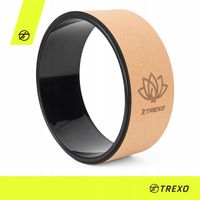 Obręcz do jogi TREXO korkowa TXO-B4Z023-NC naturalny 32x32x13