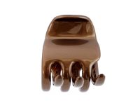 Klamra francuska do włosów brązowa 4,5x5,5 cm