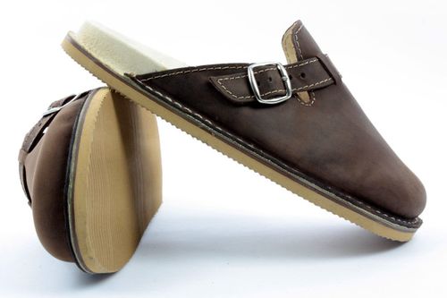 Klapki zdrowotne Nagaba 111 brąz 47 na Arena.pl