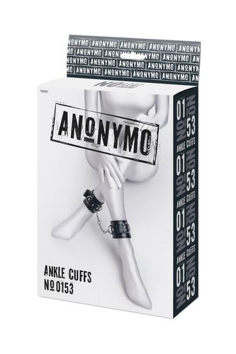 anonymo handcuffs, pu leather, black, 26.5 cm na Arena.pl