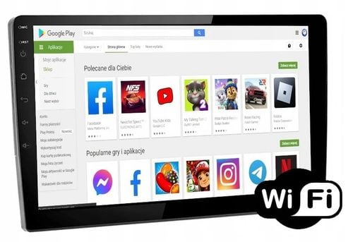 RADIO NAWIGACJA GPS 1 DIN 10CALI ANDROID 10 USB BT WIFI CARPLAY USB 2/64GB na Arena.pl