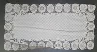 bieżnik obrus koronkowy pvc 50 x 110 cm beżowy