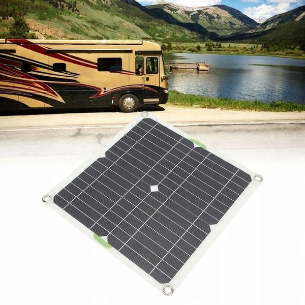 PANEL SOLARNY BATERIA SŁONECZNY ŁADOWARKA 200W 12V AUTO zdjęcie 3