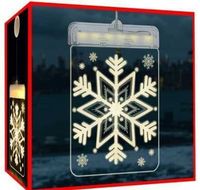 WITRAŻ LED 3D OKIENNY OZDOBA LAMPKI LAMPA WISIOREK