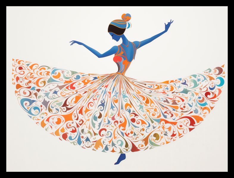 Plakat 40x30cm Wirująca Balerina zdjęcie 2