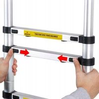 5 m drabina teleskopowa składana wysuwana drabina