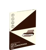 Błyszcząca folia do laminowania dokumentów i zdjęć A4 - 80 mikronów 100szt