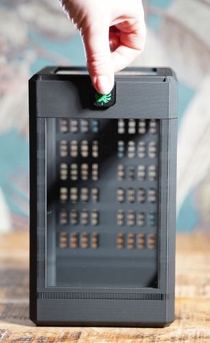 Terrarium dla skakuna modliszki pająka - Oświetlenie Higrometr Termometr na Arena.pl