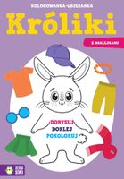 Kolorowanka-ubieranka. Króliki 8467