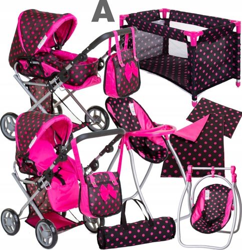ZESTAW WÓZEK SPACERÓWKA GONDOLA KRZESEŁKO ŁÓŻECZKO na Arena.pl