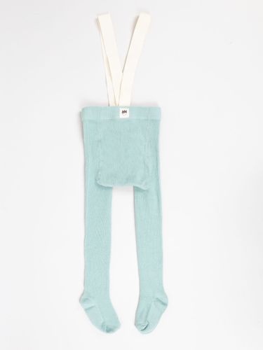 Rajstopy dziewczęce bawełniane z szelkami mięta 80-86 YOCLUB na Arena.pl