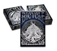 karty bicycle dragon white 4300