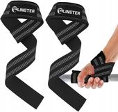 Paski do podnoszenia ciężarów martwego ciągu kulturystyczne 2szt Czarne