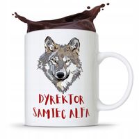 Dla Dyrektora Kubek Dyrektor Samiec Alfa Prezent Z Nadrukiem Ze Zdjęciem