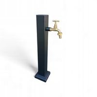 Kran ogrodowy YaPko Luma 3/4" kolor czarny mosiądz