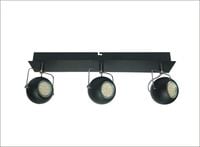 Listwa tony 3x3W LED GU10 czarny matowy