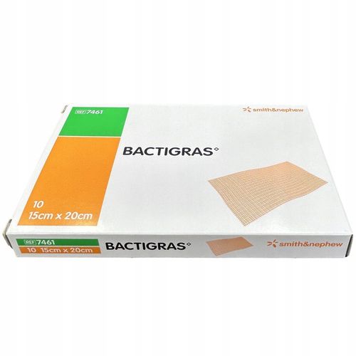 Opatrunek parafinowy z chlorheksydyną S&N Bactigras 15 cm x 20 cm a10szt. na Arena.pl